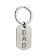 Stainless Steel Brushed Dad Key Ring - $68.37 CAD