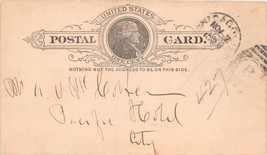 CHICAGO IL~P S HAYWOOD~DRY GOODS COMPANY~POSTAL CARD - 1890 - £8.91 GBP