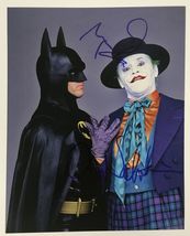 Michael Keaton &amp; Jack Nicholson Signed Autographed &quot;Batman&quot; 8x10 Photo - COA - $279.99