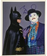 Michael Keaton &amp; Jack Nicholson Signed Autographed &quot;Batman&quot; 8x10 Photo -... - £316.05 GBP