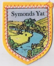 Wales Patch Badge Symonds Yat Handpainted Handpainted Felt Backing 2.5&quot; ... - £9.33 GBP