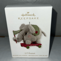 NIB HALLMARK ORNAMENT 2012 Li&#39;l Peanut Elephant Christmas KEEPSAKE - £12.25 GBP