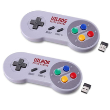Vilros Wireless USB Retro Gaming SNES Style Gamepads - 2 Pack - £31.27 GBP