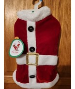 Merry &amp; Bright Dog Pet Santa Clause Costume Dress - Size Small  - $9.46 CAD