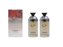 TWICE for Women Lot of 2 x 4.5 ml Eau de Toilette Miniature NIB By Iceberg - $11.95