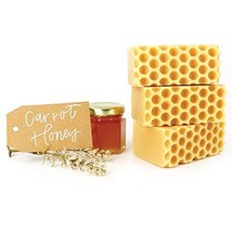 Soapcreek Artisan Soap 3 All Natural, Handmade Bars - Carrot Honey Scent - £18.08 GBP