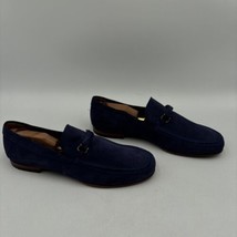 Men’s Mezlan 1968 Suede Loafers Blue Size 12M - £170.16 GBP