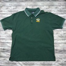 Vintage Lee Sports Green Bay Packers NFL Green Polo Shirt Men&#39;s XXL - $18.65