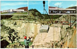 Vintage Rock Of Ages Granite Quarry Barre Vermont Unused Postcard - $52.13