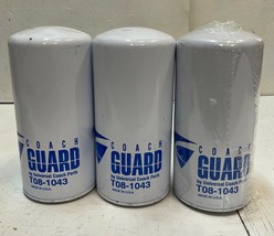 Three Coach Guard T08-1043 Lube Oil Filters (Set of Three) - £25.73 GBP