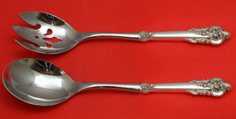 Grande Baroque by Wallace Sterling Silver Salad Serving Set Custom WS 10... - $132.76