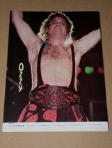 Ozzy Osbourne Hit Parader Magazine Photo Vintage 1985 - €17,04 EUR