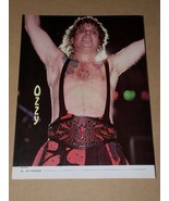 Ozzy Osbourne Hit Parader Magazine Photo Vintage 1985 - $19.99