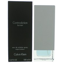 Contradiction by Calvin Klein, 3.4 oz Eau De Toilette Spray for Men - $58.67