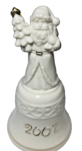 St Nicholas Square Porcelain Santa Bell 2007 - $9.78