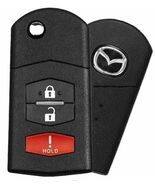 NEW Mazda 2006 - 2015 3B Remote Flip Key BGBX1T478SKE12501 80 BIT CC43-6... - $550.13 MXN