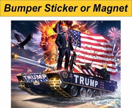 Trump 2024 Sticker - Trump 2024 TANK MAGA Exterior Decal in Various Sizes - £5.47 GBP+