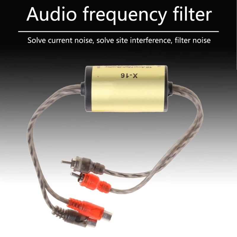 Audio-Noise Common Ground Noise Suppressor Isolation Noise Filter-Isolator Car - £12.94 GBP