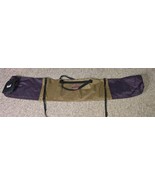 Marker Ski Duffel Bag Expandable Purple Beige Zip 80&quot; Long  - £15.23 GBP