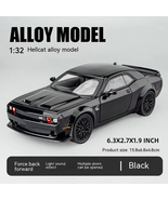 BLACK Dodge Challenger Hellcat Toy Car for 1: 32 Scale Die Cast Metel Ca... - $24.99