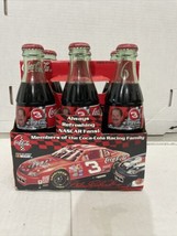 1997 NASCAR Dale Earnhardt Sr 6-Pack Coca Cola Racing Family Glass Coke Bottles - £18.51 GBP