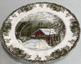 Johnson Brothers Friendly Village 10 1/2” Dinner Plate The Covered Bridge - £8.73 GBP