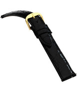 18mm Genuine Crocodile Skin Black Men&#39;s Watch Band / Strap - $79.88