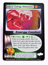 2000 Score Unlimited Dragon Ball Z DBZ CCG TCG Goku&#39;s Energy Absorption #54 Foil - £7.43 GBP