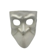 Venetian white Bauta mask. White Casanova mask. - €46,68 EUR