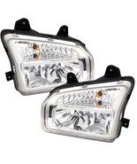 FIT KENWORTH T880 2014-2025 HEADLIGHTS HEAD LIGHTS LAMPS NEW W/BULB PAIR - £436.74 GBP