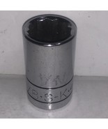 S-K Tools  40120  Size 5/8in  1/2&quot; drive  12pt Socket  Chrome  USA - $6.76