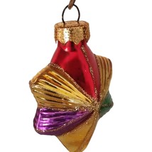 Christmas Ornament Hand Blown Glass Holiday Star Thomas Pacconi Classics 2003 - £15.91 GBP