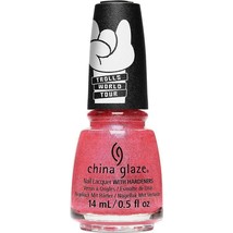 China Glaze Troll World Tour Nail Polish Lacquer 1706 Pink-In-Poppy - £4.28 GBP