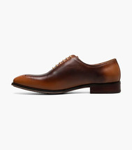 Stacy Adams Hallquist Plain Toe Oxford Shoes Leather Toffee 25742-235 image 4