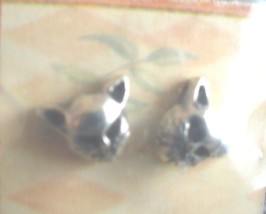 SS Cat Face Post Earrings - £3.59 GBP