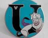 2008 WDW Hidden Mickey Series 3 Alphabet Ursula Little Mermaid U Pin Aut... - £7.97 GBP