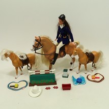 BARBIE Horse Riding Equestrian Mattel Walking Horse Riding Gear Extras 1997 - £43.49 GBP