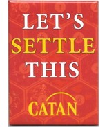 Catan Board Game Let&#39;s Settle This Phrase LICENSED Refrigerator Magnet U... - £3.17 GBP