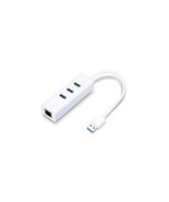 TP Link UE330 USB 3.0 TYPE-A TO GIGABIT ETHERNET NETWORK ADAPTER WITH 3-... - $951.85 MXN