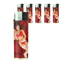 Sexy Women D 06 Set of 5 Cigarette Lighters Woman Female Dame Damsel Mis... - £12.62 GBP