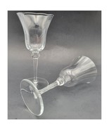 Mikasa FRENCH Crystal Wine Glasses 7 3/8&quot; Set 2 - €35,18 EUR