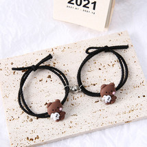 2PC Cute Rabbit Attractive Handmade Bracelet Women Lover&#39;s Couple Charm Paired F - £9.72 GBP