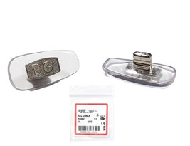 DOLCE &amp; GABBANA Nose Pads for Sunglasses Eyeglasses Clear Silver Push In... - $923.29 MXN