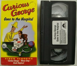 VHS Curious George - Curious George Goes to the Hospital (VHS, 1999) - £8.75 GBP