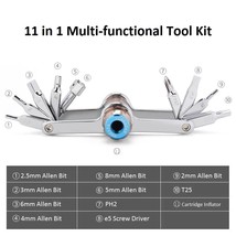 CXWXC 16/11 in 1 Bicycle Multi Repair Tools Kit CX TO5CO2 Allen Bits Screw Drive - £52.96 GBP