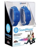 NEW Genuine CraZArt SoundMoovz Motion-Activated Musical Bandz BMZ001 Blue - $27.45 CAD