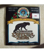 Vintage Grateful Dead Temporary Tattoos - Panther - UNOPENED + UNUSED CO... - $17.63 CAD
