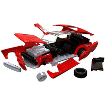 Skill 1 Model Kit 1968 Ford Mustang GT Red Snap Together Model by Airfix... - $25.67