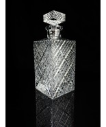 Faberge Waffle Frosted Crystal Decanter without case - $1,363.67 CAD