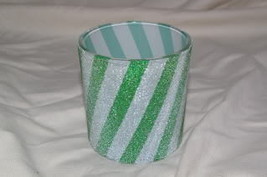 Home Interiors &amp; Gifts Peppermint Twist Candleholder Homco - £5.59 GBP
